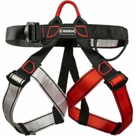 Imbracatura da arrampicata versatile per adulti e bambini – LARGEIGHT – regolabile, leggera e certificata CE per alpinismo, soccorso e lavori in quota.