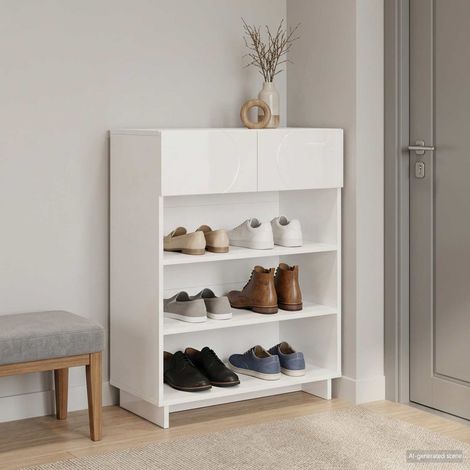 vidaXL Mueble zapatero 73 x 38 x 87,5 cm Madera tecnológica (1/5)