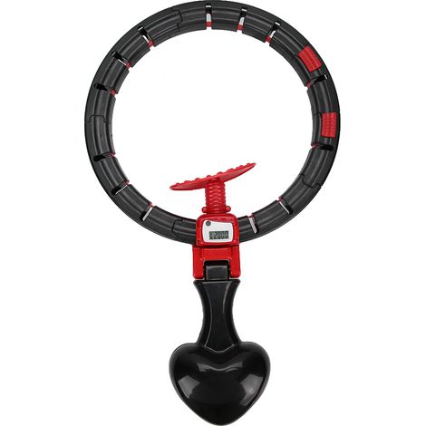 Anneau de fitness intelligent avec cerceau de massage amincissant pour la taille et le ventre, ajustable en hauteur. (1/5)
