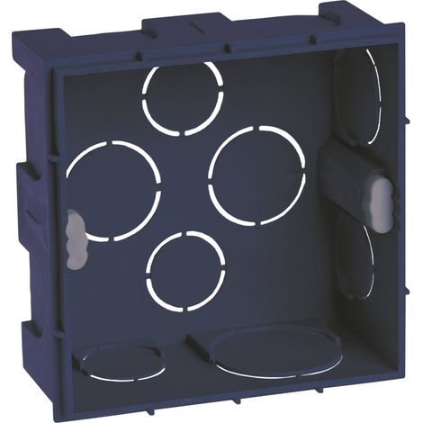 Scatola di apparecchiature muratura - 1 Posto - 20/32A - 90x90mm - Prof. 40mm - XL TRADI