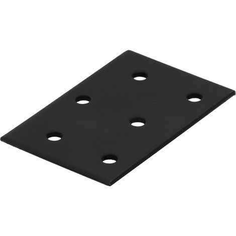 Soporte de montaje en forma de T de acero cincado negro, Magnodur 40x60, SUKI SUKI