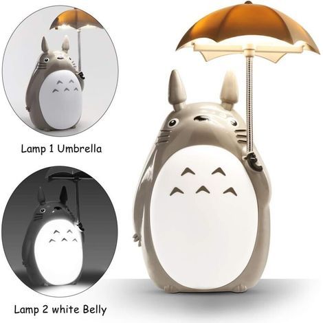 „Mein Nachbar mit den süßen Sachen“-Nachtlicht. Totoro-Merchandise. Mit 2 Leuchtmodi. Ideal als Nachttischlampe zum Lesen. Perfektes Geschenk für Mädchen, Jungen und Freunde.