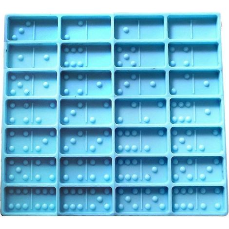 DIY-Domino-Spiel aus Silikonformen, Epoxidharzformen, Casino-Spaß, Kunsthandwerk