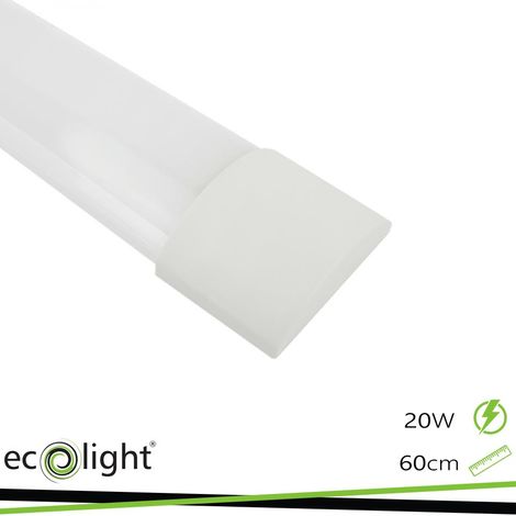 LAMPADA BATTEN 60CM 20W 4000K 2400LM - Luce NATURALE (1/3)