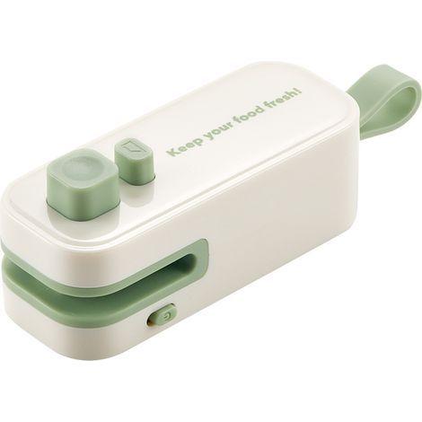 Mini machine de scellage thermique pour sacs, clip de conservation rechargeable USB avec aimant pour aliments tels que poissons, légumes, viande, fromage (1/5)