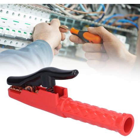 500-A-Kopfschweißklemme, robuste Kupferklemme, Elektrodenhalter für Lichtbogenschweißgerät (1/5)