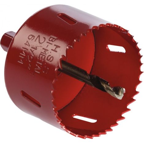 Trapanatrice Hss Bimetallo con Punzone di Centro 68 P 35 mm
