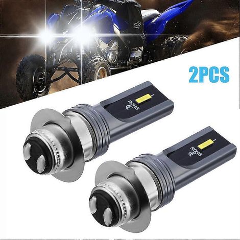 Lot de 2 ampoules de phare H6 DC12-24V 110W 4000LM, pièce de rechange pour moto YAMAHA YFZ450 YFZ 450 YFZ450R LED (2004-2021). (1/5)