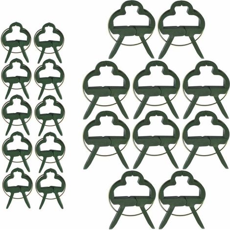 60 pièces Clips pour Plantes grimpantes Clips pour tomates Clips pour Plantes Clips pour Attache Tomate (2 Tailles) (1/5)