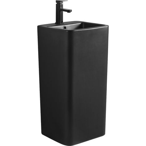 Mexen Otra lavabo independiente 40 x 40 cm, negro mate - 26034070 (1/2)