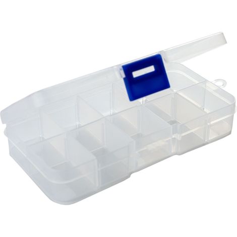 Caja organizadora de plástico, dimensiones 13x6,5x2cm PUD-9914
