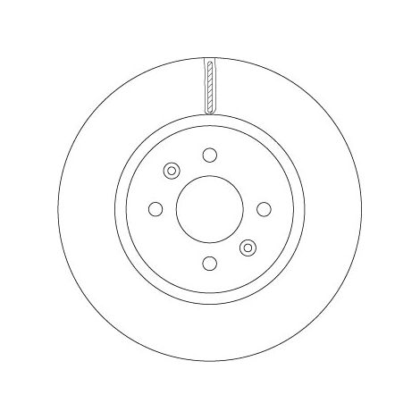 DISQUE DE FREIN AVANT DF6842 TRW