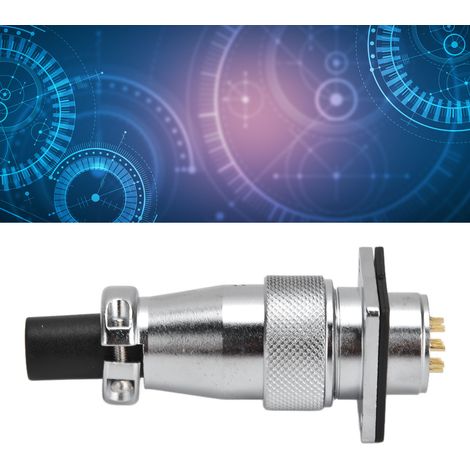 Connecteur de prise et de fiche aviation WS20 400 V, connecteur d'alimentation étanche (1/5)