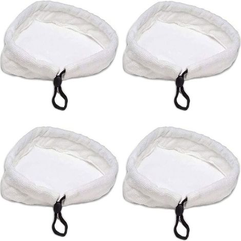4 pièces chiffons de remplacement pour vadrouille à vapeur, tampons en tissu en microfibre, lingettes de sol triangulaires en microfibre, adaptées aux vadrouilles à vapeur, nettoyage de la maison, usa (1/5)