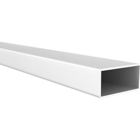 Perfil Tubo Rectangular Fabricado en Aluminio Acabado en Anodizado Mate Medidas 30151000 mm Longitud del Perfil 1 Metro Espesor 1 mm 1 Unidad