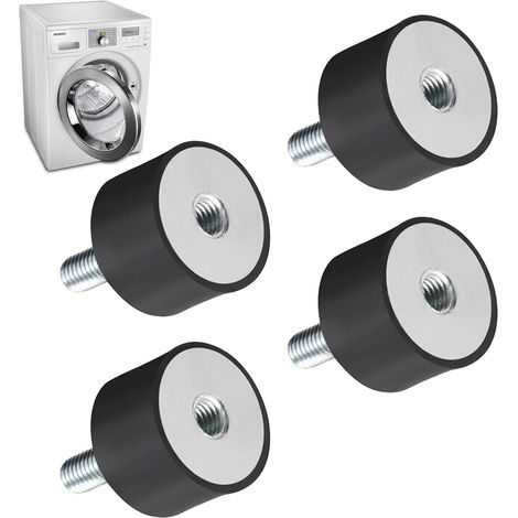 4PCS Silent Bloc M6, Support Anti-Vibration en Caoutchouc pour Climatiseur et Compresseur d’Air, VD2015 M618 (1/5)