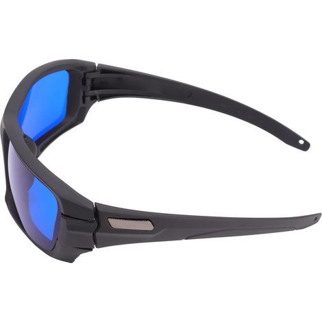 Hochauflösende Polycarbonat-Golfballsuchbrille, UV- und winddicht, geeignet für Outdoor-Sportarten, schwarz. (1/5)