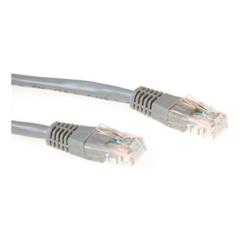 Ewent - Netzwerkkabel U/utp - Cat5e - 8p8c Stecker zu 8p8c Stecker / Cca / / Grau / 0,5 m