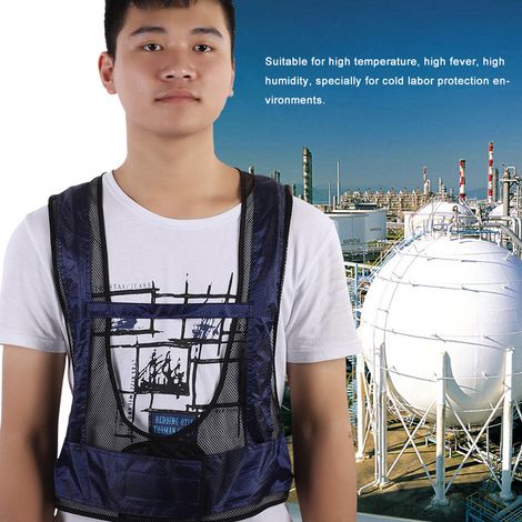Gilet de refroidissement à air comprimé en acier pour soudure, veste à tube vortex climatisé pour atelier (1/5)
