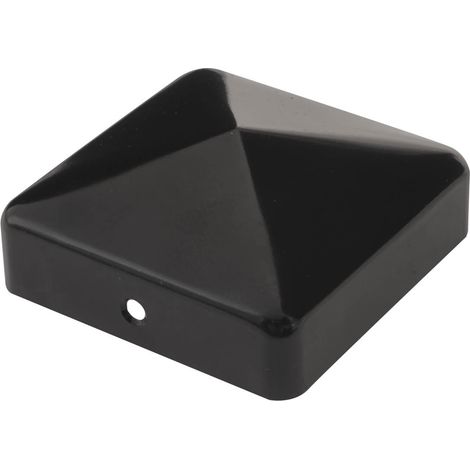 Tappo a piramide per palo in legno - Finitura nera - Cabochon 90 mm - SIMPSON - CABOCHON90PB (1/4)