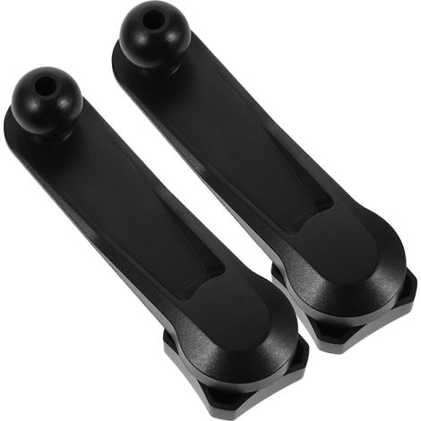 Lot de 2 bras d'extension à rotule pour support de téléphone, support de tableau de bord et support de tablette-9.70X3.20X2.10CM-Black