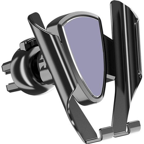 Soporte universal para teléfono de coche por gravedad, gris oscuro (1/5)