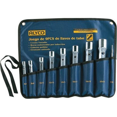JEU 9 CLÉS À DOUILLE FORGÉES 6X7-20X22