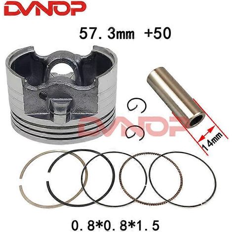 Kit de montaje para motocicleta Honda CBF150 CBF 150 150cc (57,9 mm) con pistón STD de 57,3 mm, pasador de 14 mm y anillo de 0,80,81,5 mm. (1/5)