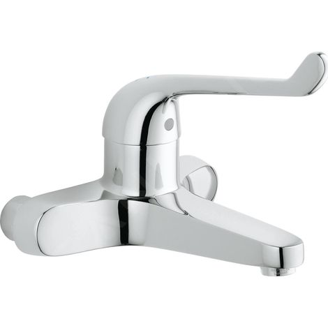 GROHE Euroeco robinet mural de sécurité bec fixe chromé (1/4)