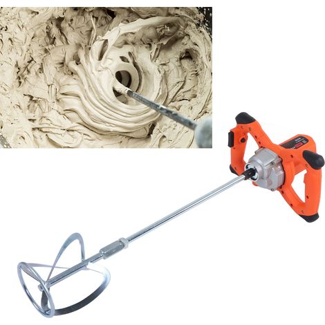 Mélangeur électrique pour mastic en poudre, mélangeur portatif de qualité industrielle, norme européenne 220 V (1/5)