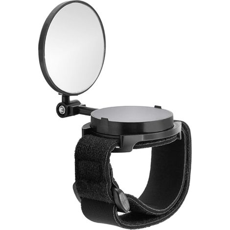 Bicicletta con cinturino da polso Specchio per bici da strada per mountain bike Specchio per bici girevole a 360° con cinturino da polso, accessori per bicicletta, bici ultra-angolare (1/5)