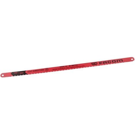 Jeu de 3 Lames de Scie Super HHS Panachées FACOM - 666.JE3PB (Livré avec des lames de 300mm de 8/10/12 dents) (1/2)