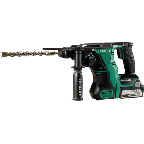 Martello Tassellatore a batteria Hitachi DH18DBL + 2 batterie 5Ah (1/2)