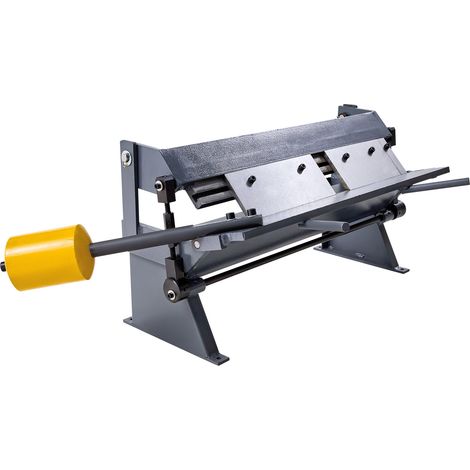 Mophorn Piegatrice per Lamiera e Vaschetta, 610 mm, Capacità in Acciaio Dolce Calibro 16, Angolo Regolabile da 0 a 135 Gradi, con 5 Dita per Piegature Accurate (1/5)