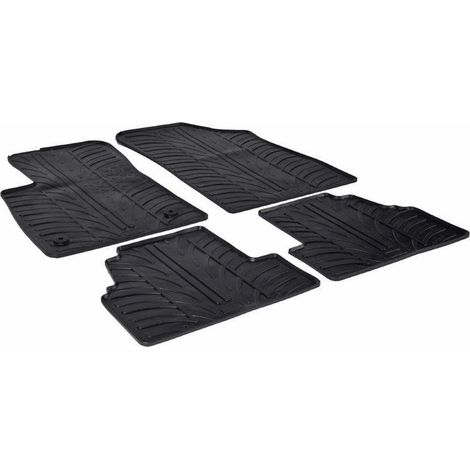 Set tappeti su misura in gomma - compatibile per Chevrolet Trax (03/1309/15) - Opel Mokka (11/1203/16) - Opel Mokka X (04/1612/19)