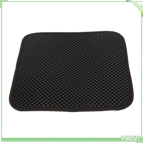 Tapis de litière pour chat - FAFEICY - XXS - EVA - Imperméable double couche - Retient les débris (1/5)