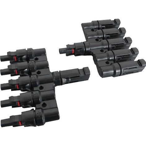 1/3/4/5 Y-Verzweigungsstecker paarweise MMF+FFM für Parallelschaltung zwischen Solarmodulen