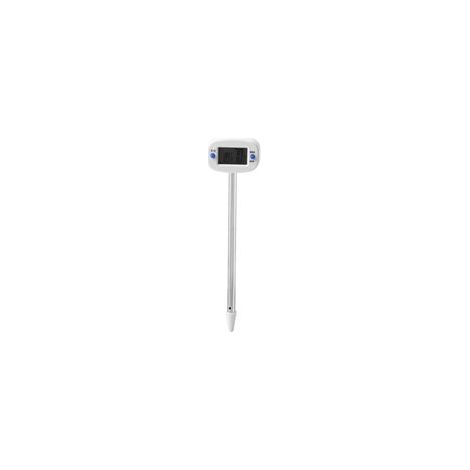 Herramienta de jardinería, 140 mm/5,5 pulgadas, suministrada con sonda higrómetro digital ABS + medidor de humedad del suelo de acero inoxidable, para medir la temperatura del jardín. (1/4)