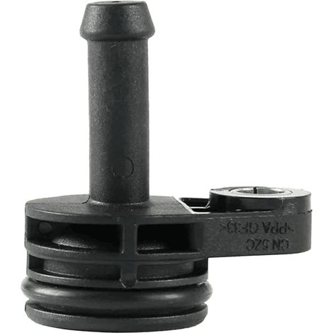 Kühlmittelschlauch-Adapter-Flansch Schwarz passend für VW/Audi - 06K121143 (1/3)