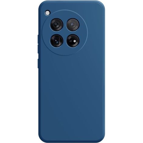 Étui pour OnePlus 12 5G, Silicone Lite, Bleu marine