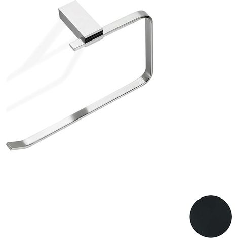 STILHAUS Gea porta salviette ad anello nickel nero satinato codice prod: 000GE0757