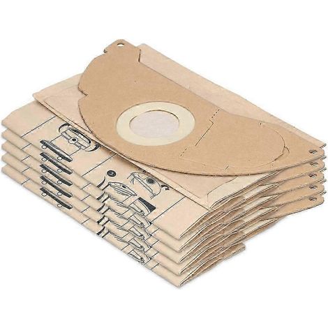 Lot de 10 sacs pour aspirateur compatibles avec Karcher WD2, MV2, remplacent les sacs Karcher 6.904-322.0 (1/5)