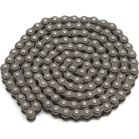 Chaîne de transmission pour mini-moto 72/144 maillons 25H, adaptée aux mini-motos 47cc et 49cc. (1/5)