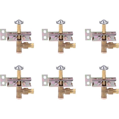 Compatible avec 6 supports de flamme unidirectionnels, convient au gaz naturel ou au GPL, ensemble d'allumeur robuste à 3 trous pour propane/butane (1/5)