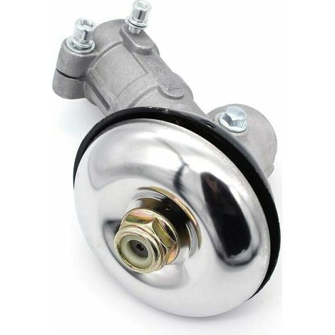 Renvoi d'angle Debroussailleuse 26mm /28mm, Tête d'engrenage Debroussailleuse Universelle Boîte de Vitesse de Tondeuse à Gazon pour Coupe Herbe/Tronconneuse (26mm, Rond de 7 Dents)