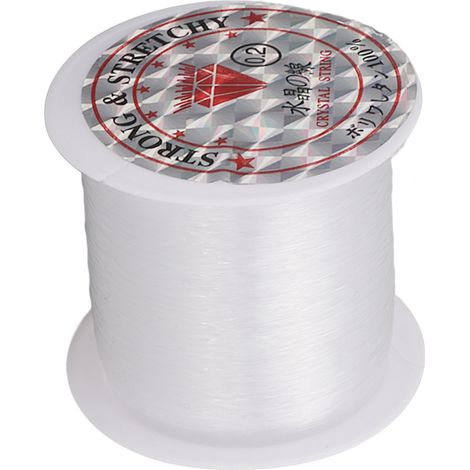 1 rouleau fil nylon transparent 0,2mm/142 yards pour aquariophilie et bijoux (1/5)