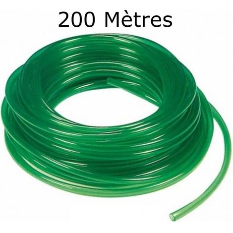 200 mètres de tuyau VERT 4/6 mm pour pompe à air aquarium et bassin (1/2)