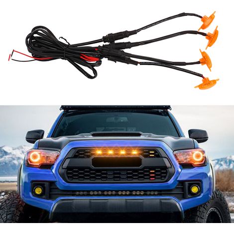 Voyants LED pour calandres de voiture, convenant aux voitures, fourgonnettes, camions et remorques. (1/5)