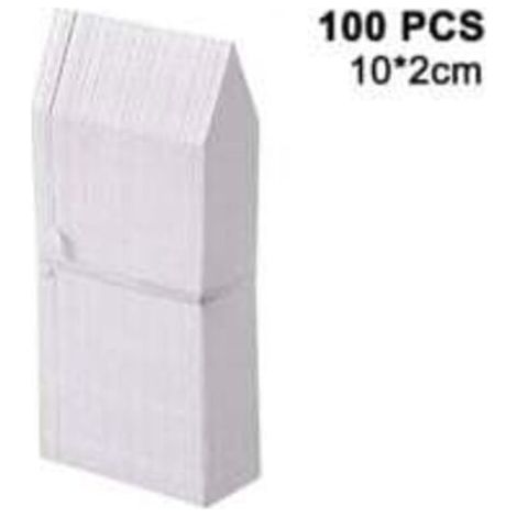 100 paquets d'étiquettes de plantes étiquettes de type piquet étiquettes de jardin en plastique étiquettes de pépinière pour fleurs, légumes, semis, graines (1/4)