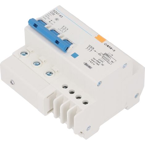 Disjoncteur modulaire 32A 3P+N pouvoir de coupure 6kA protection circuit AC 400V (1/5)